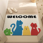 Artistic Welcome Floor Mat | Thrascher