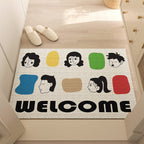 Artistic Welcome Floor Mat | Thrascher