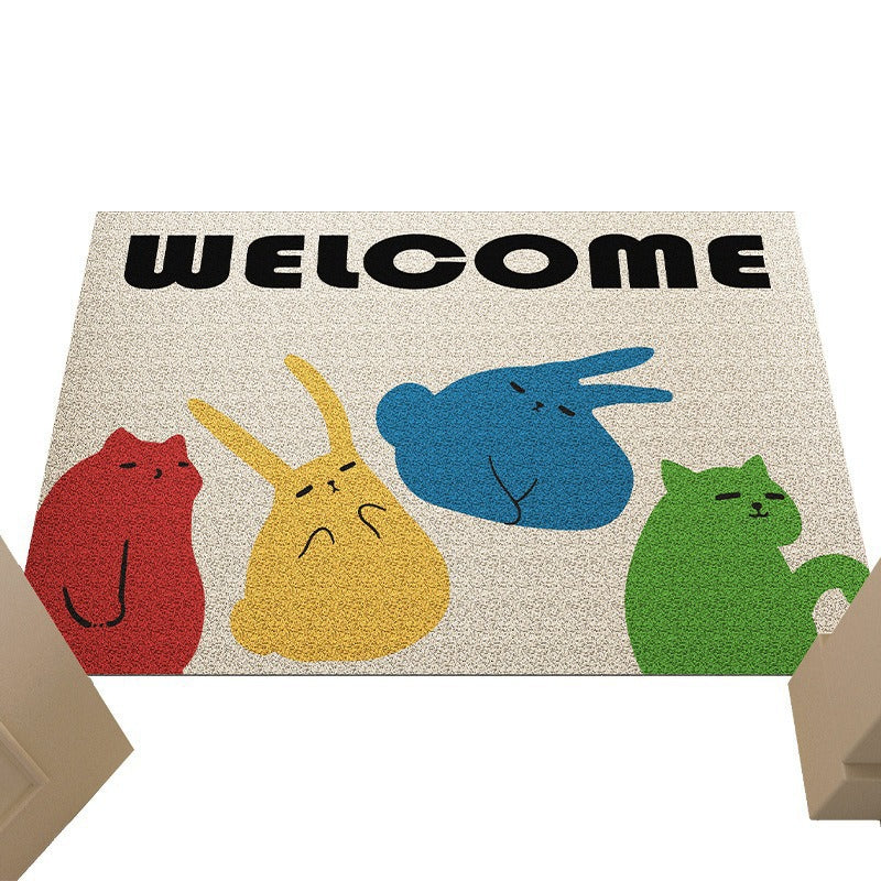 Artistic Welcome Floor Mat | Thrascher
