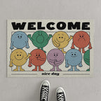 Artistic Welcome Floor Mat | Thrascher