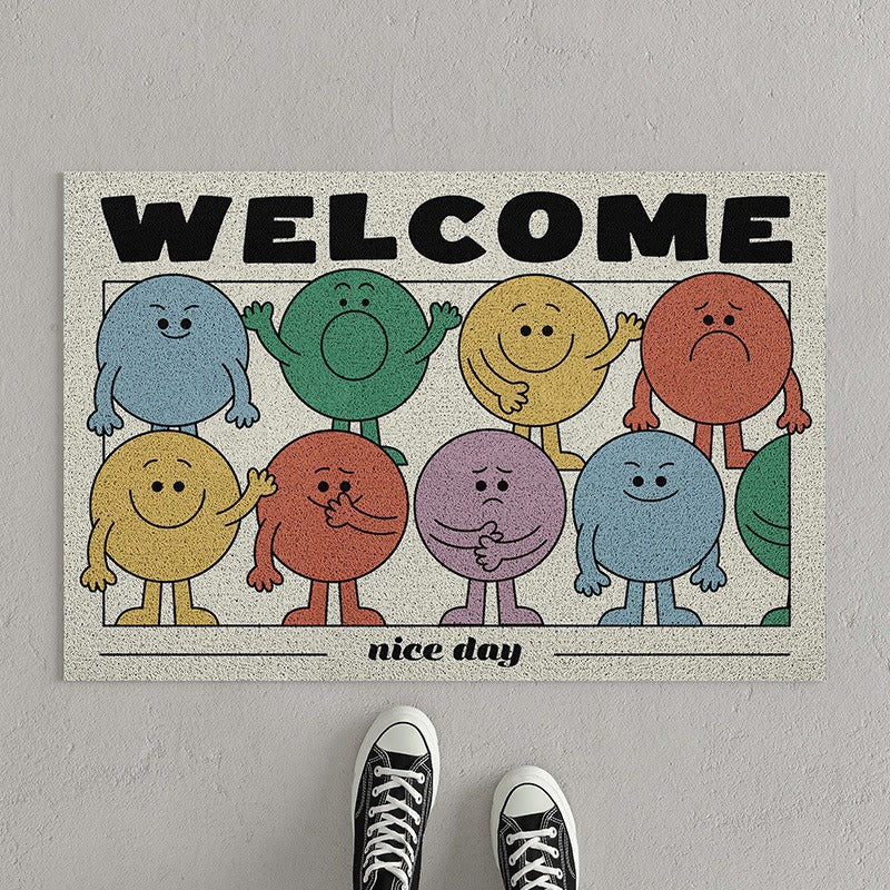 Artistic Welcome Floor Mat | Thrascher