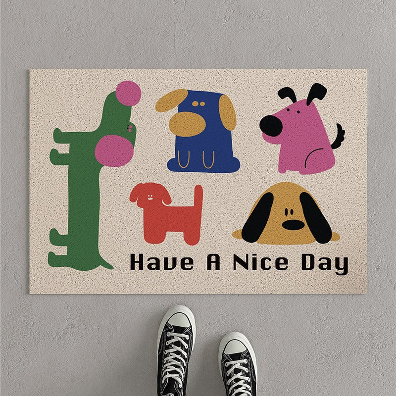 Artistic Welcome Floor Mat | Thrascher