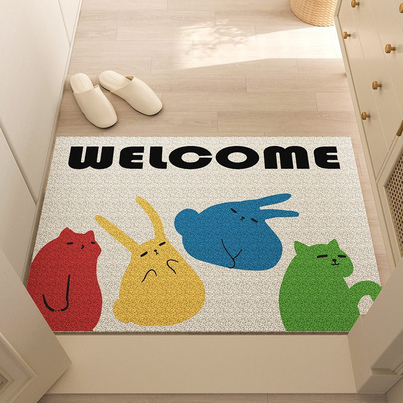Artistic Welcome Floor Mat | Thrascher