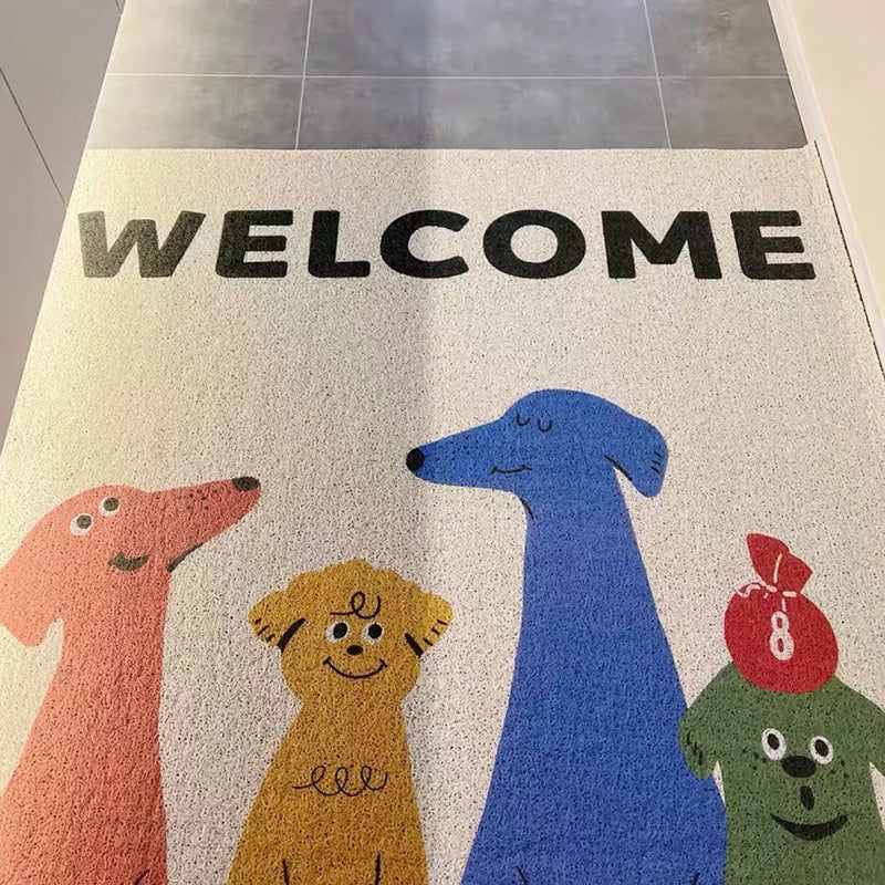 Artistic Welcome Floor Mat | Thrascher