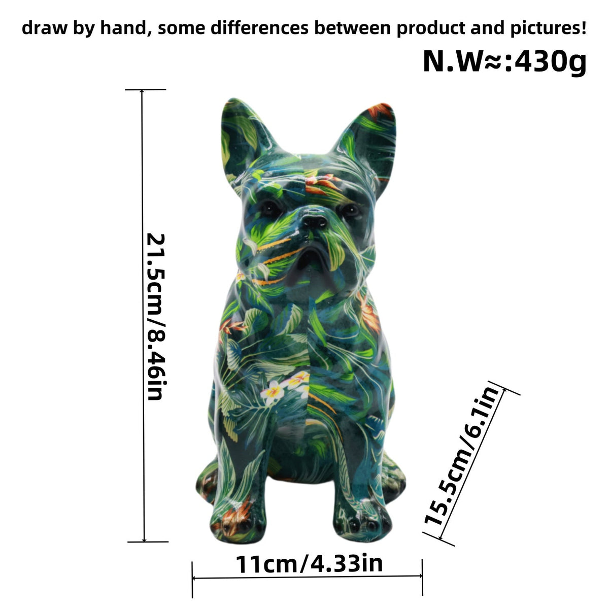 Artistically Designed Bulldog Figure | Thrascher