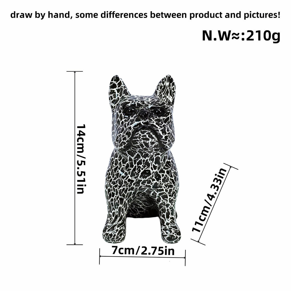 Artistically Designed Bulldog Figure | Thrascher