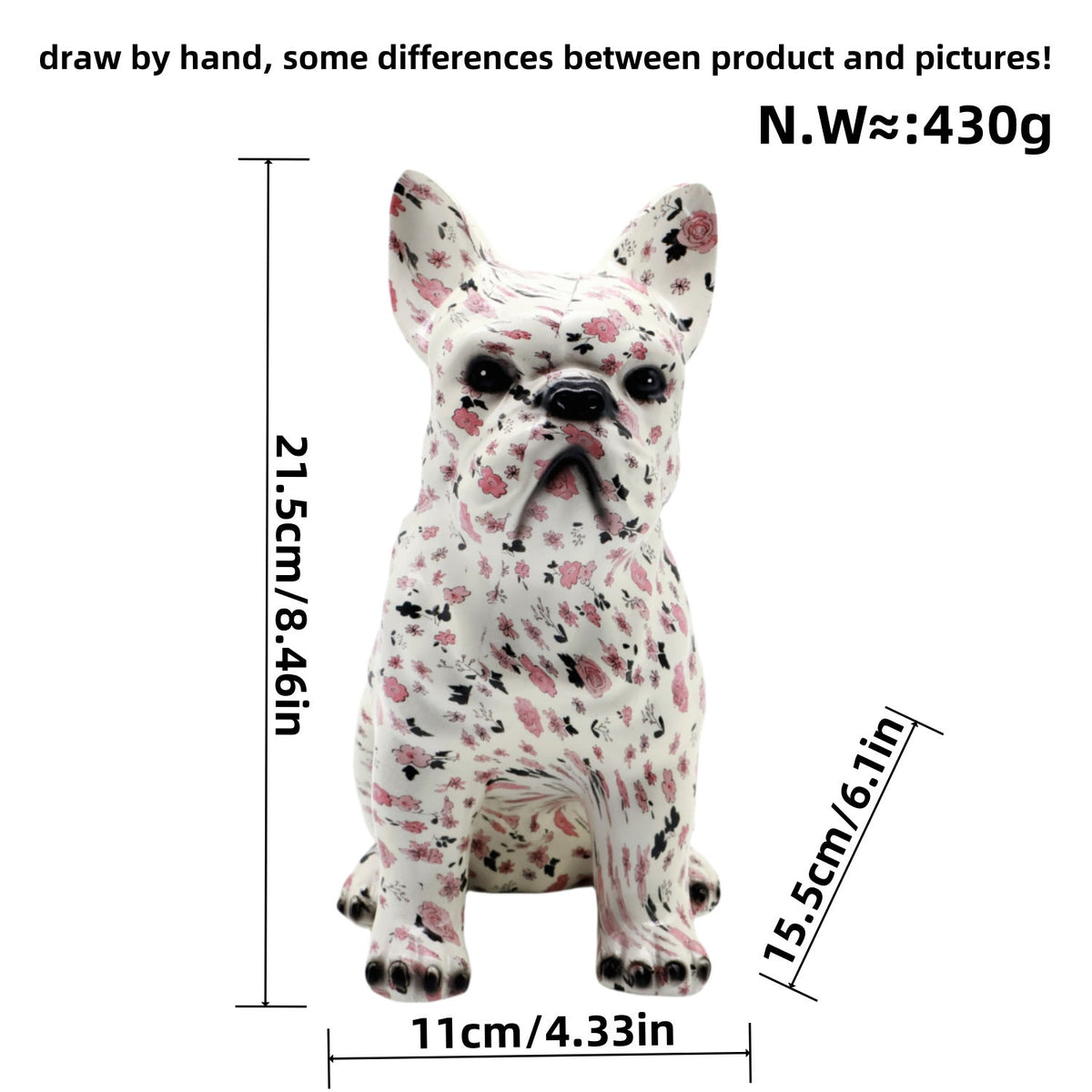 Artistically Designed Bulldog Figure | Thrascher