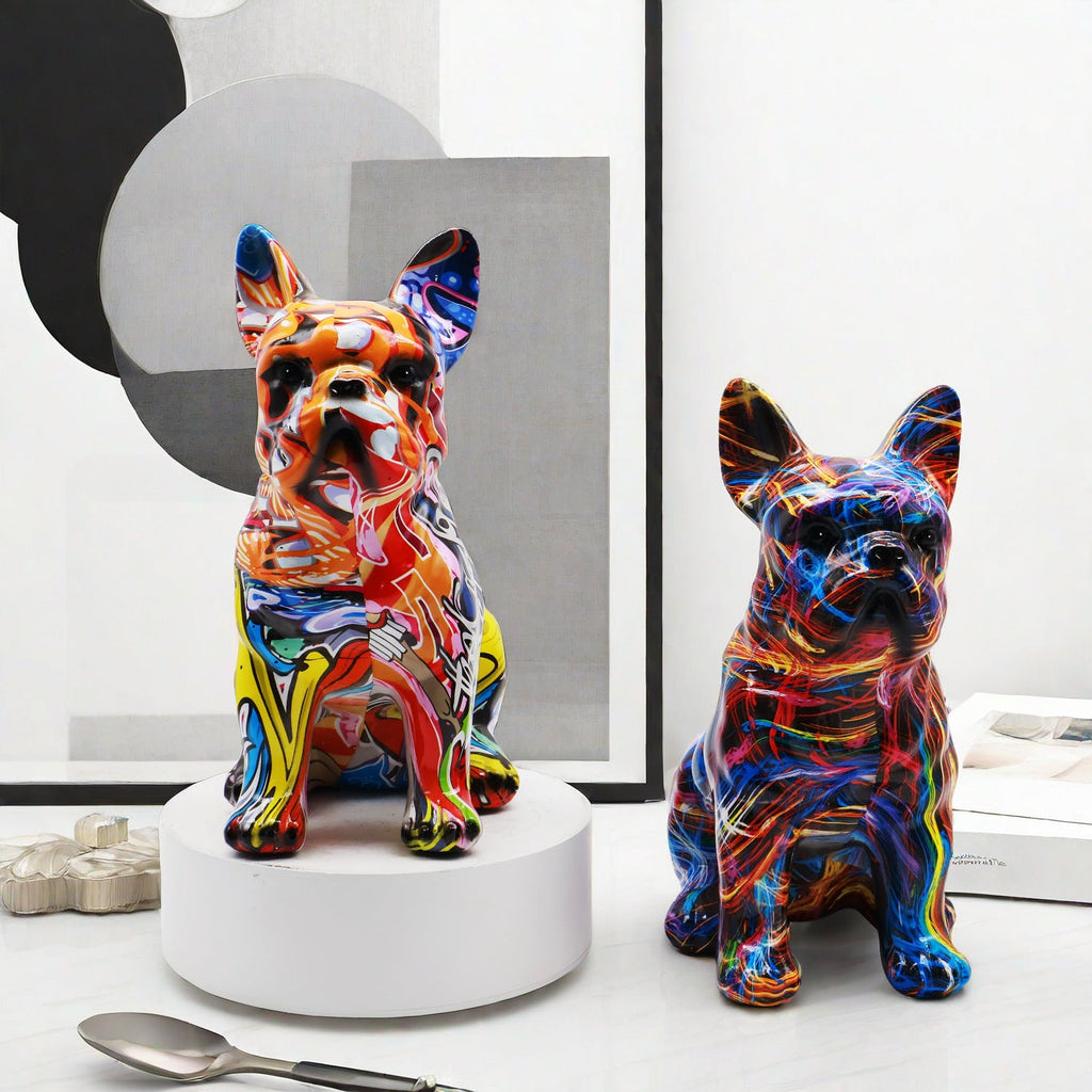 Artistically Designed Bulldog Figure | Thrascher