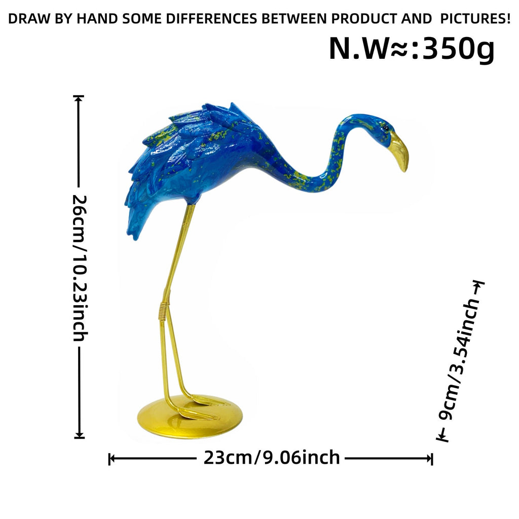 Artistically Designed Flamingo Sculpture | Thrascher