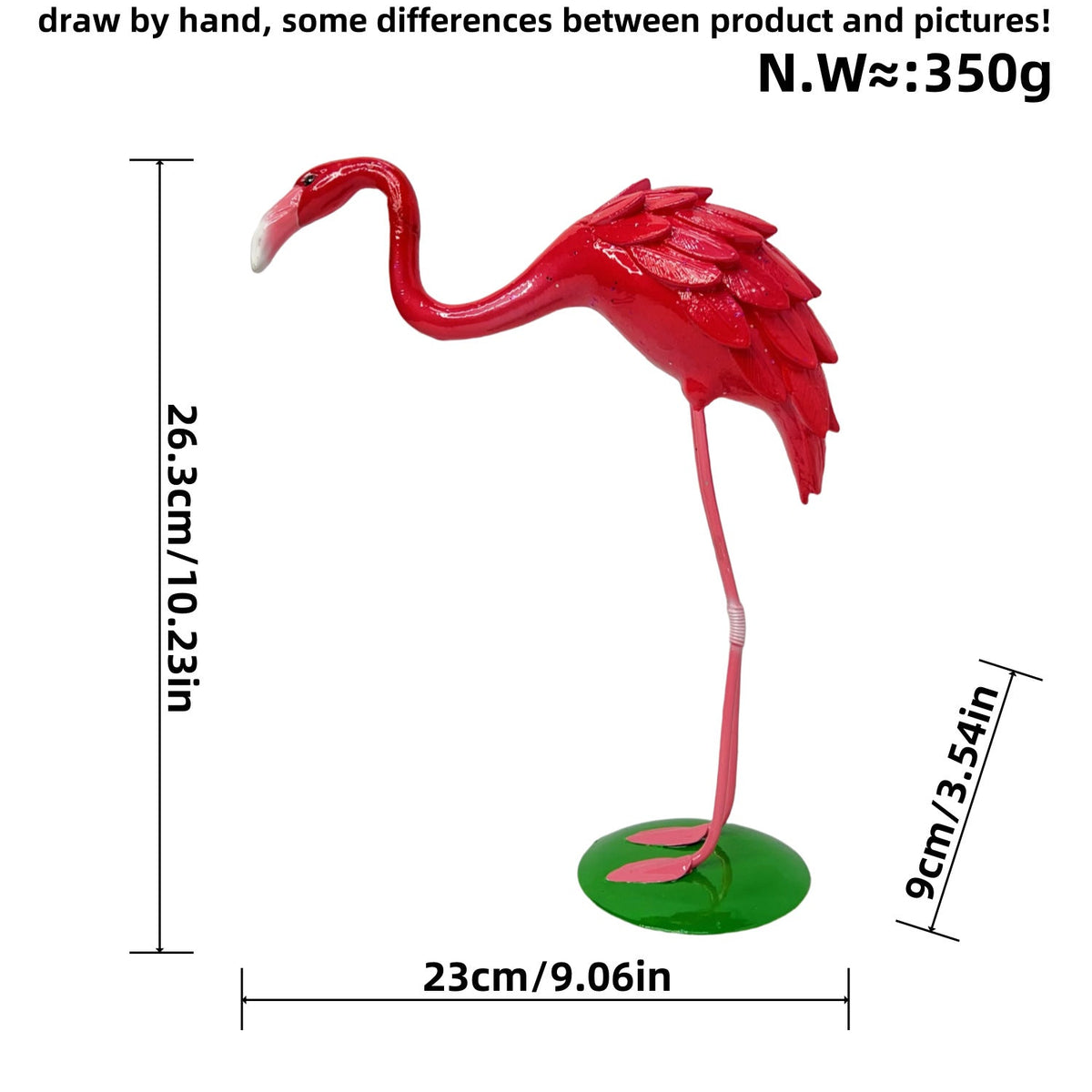 Artistically Designed Flamingo Sculpture | Thrascher