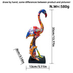 Artistically Designed Flamingo Sculpture | Thrascher