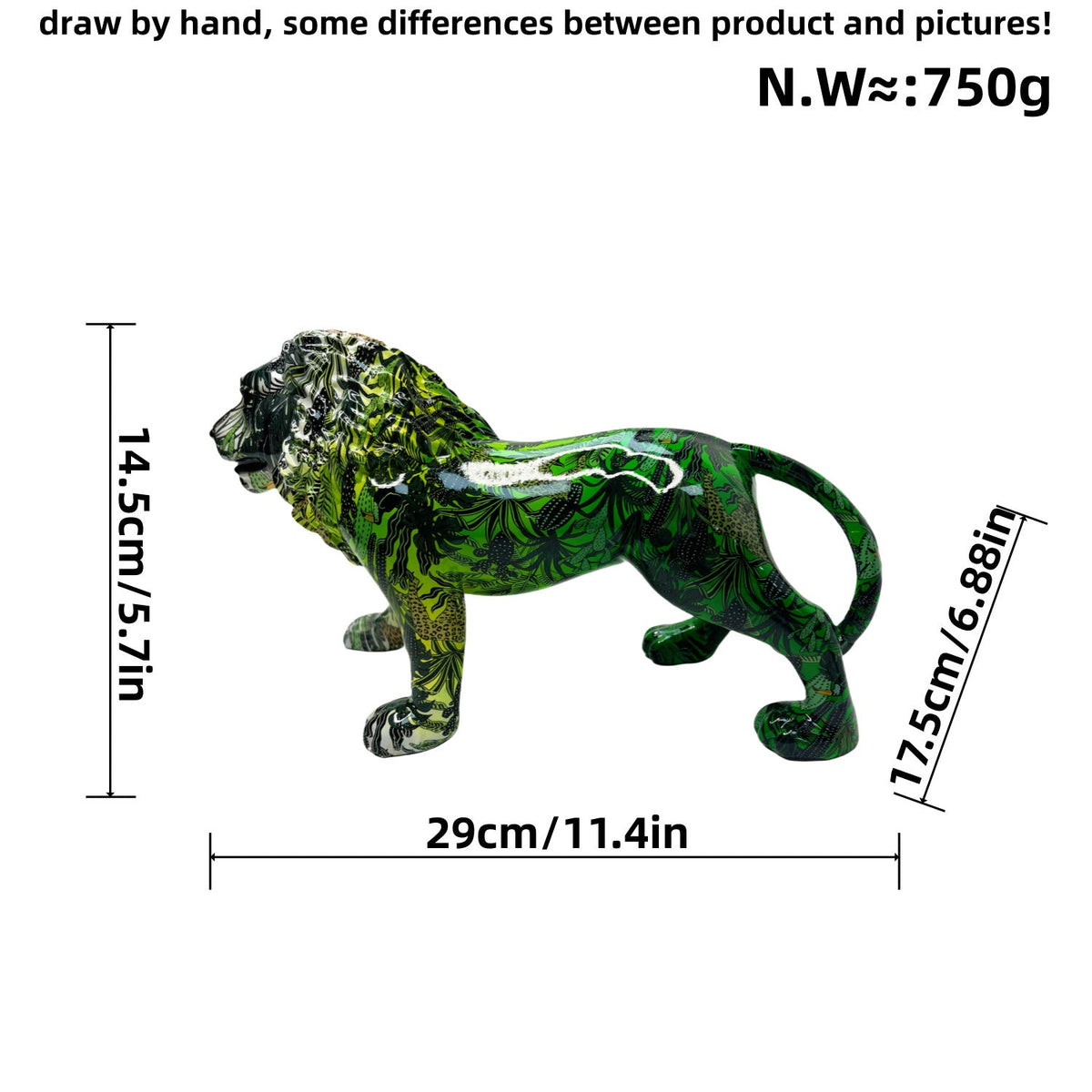 Artistically Designed Lion Figure | Thrascher