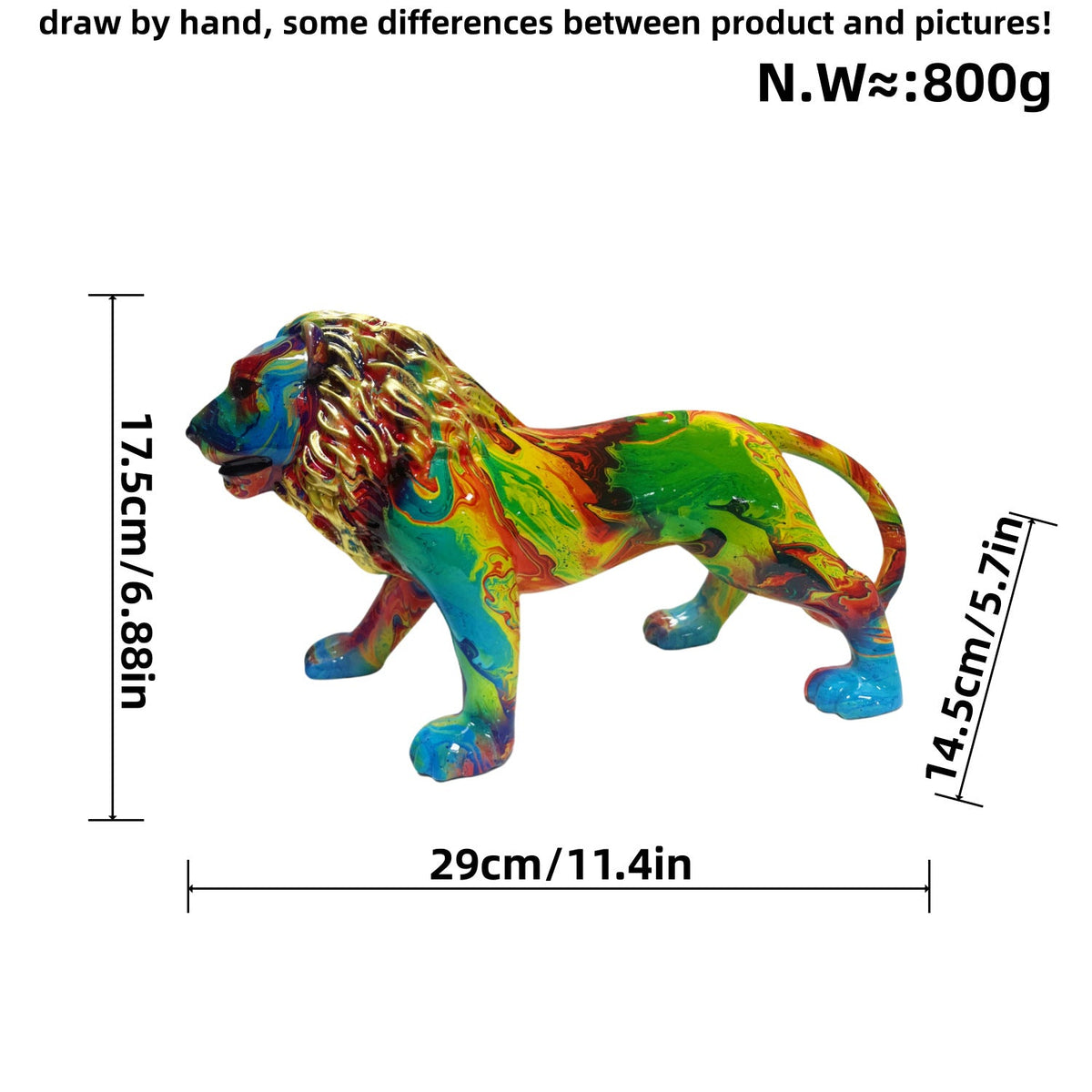Artistically Designed Lion Figure | Thrascher