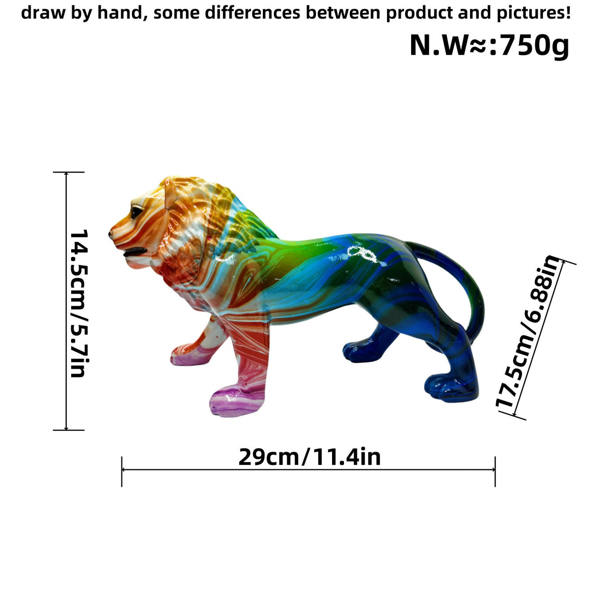 Artistically Designed Lion Figure | Thrascher