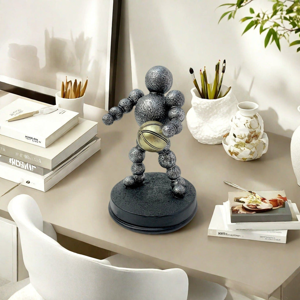 Athletic Figure Silver Bronze | Thrascher