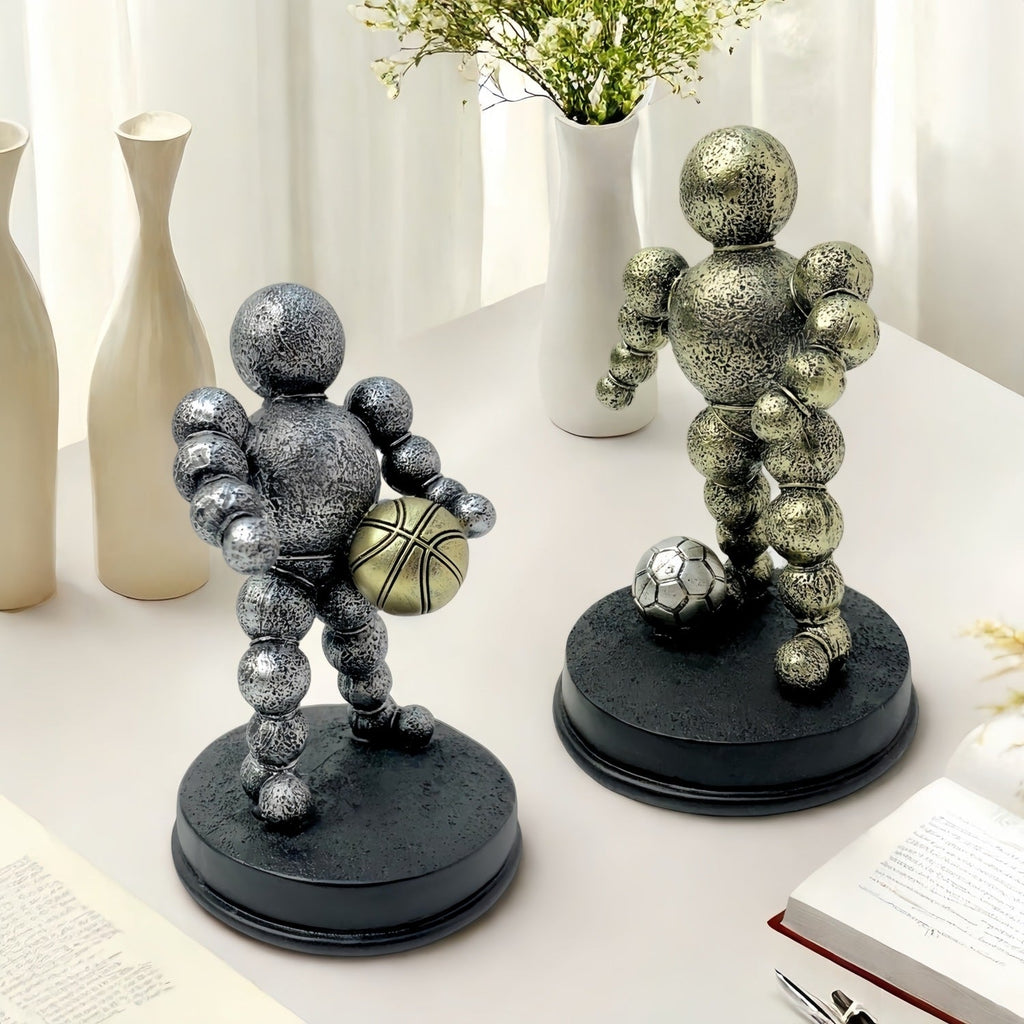 Athletic Figure Silver Bronze | Thrascher