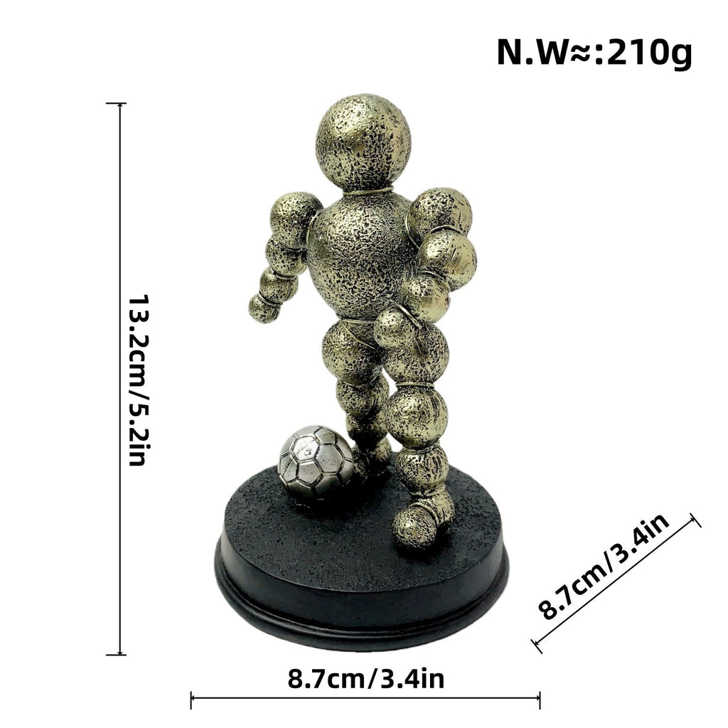 Athletic Figure Silver Bronze | Thrascher