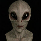 Realistic Alien Mask, Latex and Silicone, 53–61 cm for Halloween and Cosplay