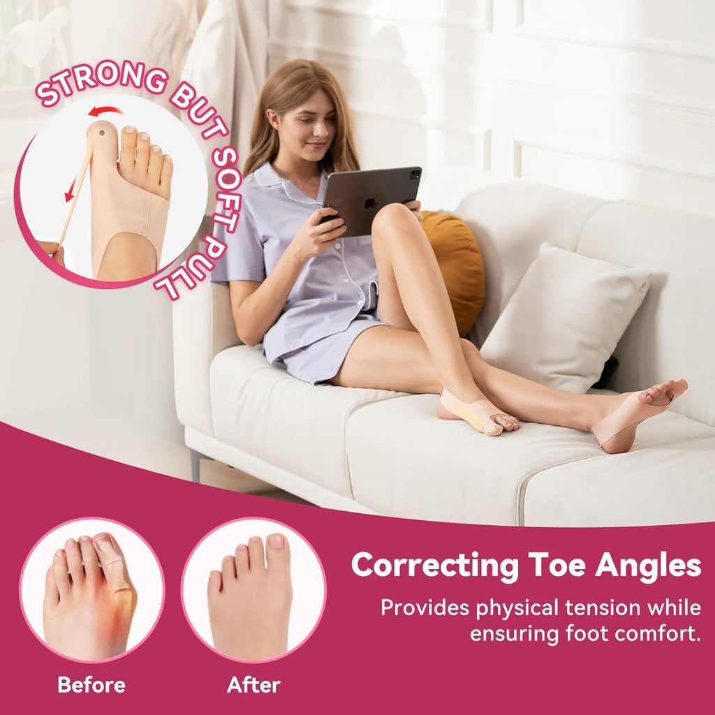Hallux Valgus Foot Brace with Adjustable Side and Heel Straps