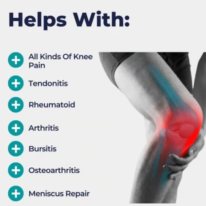 FlexiKnee Compression Knee Bandage for Stiffness, Sports and Everyday Support