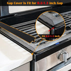 Silicone Stove Gap Covers, 21 in or 25 in, Trim-to-Fit