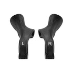 Ergonomic Bicycle Handlebar Grips, Carbon with Nylon Fiber, 120 g, 1 Pair