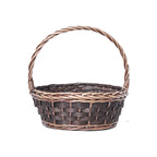 Basket Small Brown Distinctive Decorative Design | Thrascher