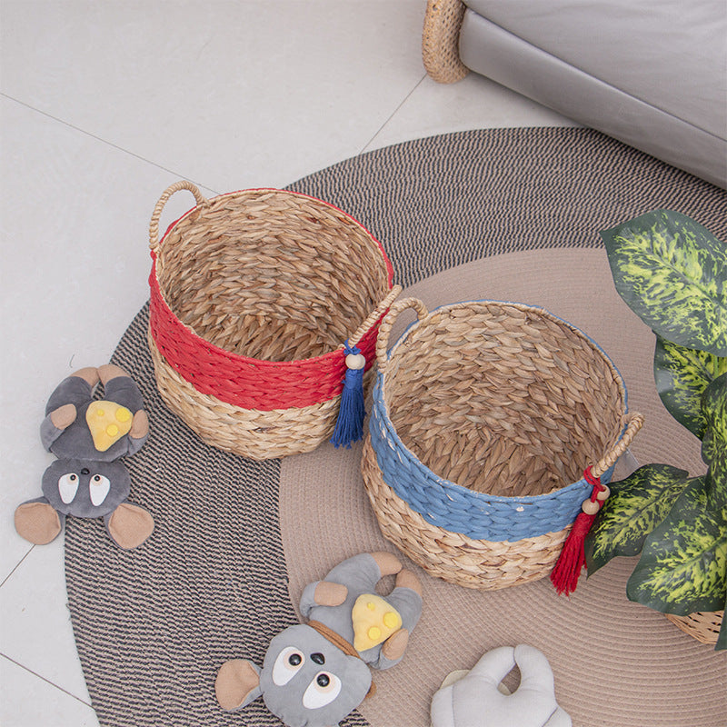 Basket with Drawstring and Tassel | Thrascher