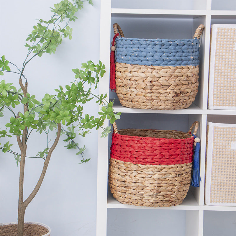 Basket with Drawstring and Tassel | Thrascher