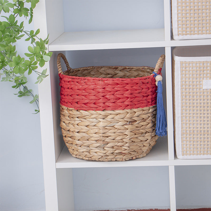 Basket with Drawstring and Tassel | Thrascher