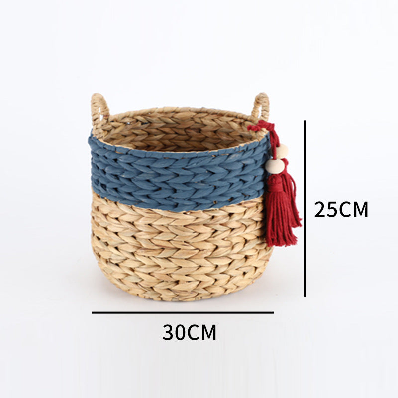 Basket with Drawstring and Tassel | Thrascher