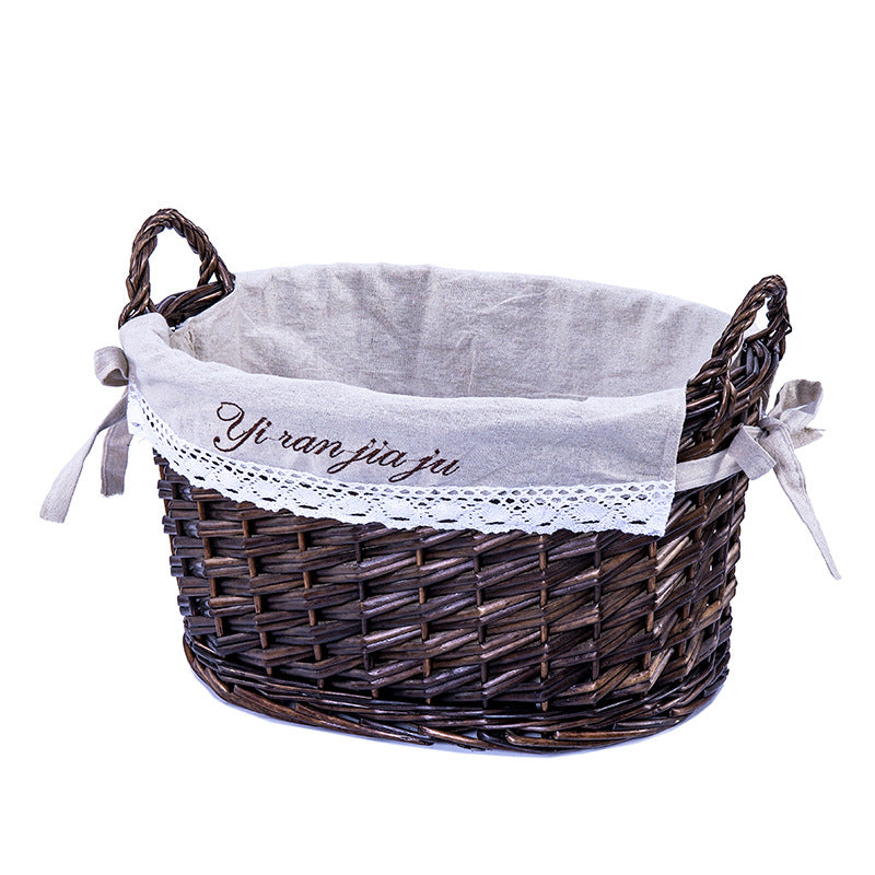 Basket with Fabric Insert | Thrascher