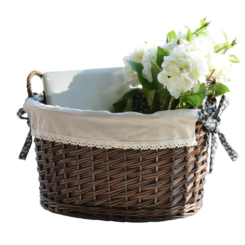 Basket with Fabric Insert | Thrascher