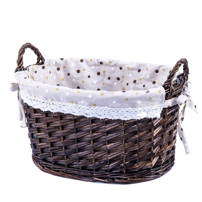 Basket with Fabric Insert | Thrascher