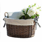 Basket with Fabric Insert | Thrascher