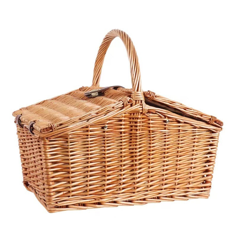 Basket with Lid Lidded Handwoven | Thrascher