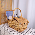 Basket with Lid Lidded Handwoven | Thrascher