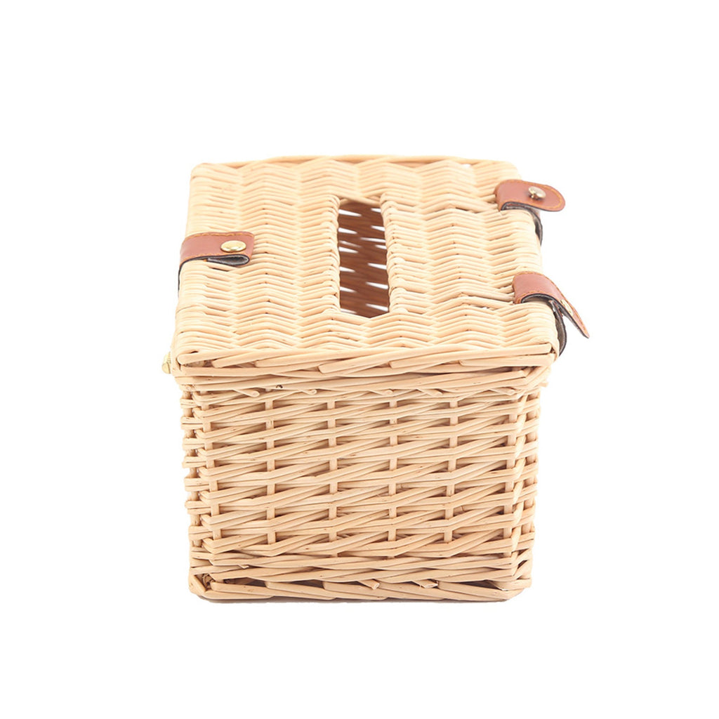 Basket with Practical Folding Mechanism and Leather Details | Thrascher