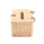 Basket with Practical Folding Mechanism and Leather Details | Thrascher