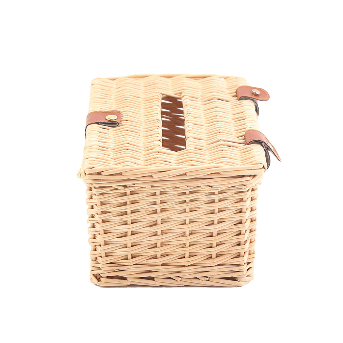Basket with Practical Folding Mechanism and Leather Details | Thrascher