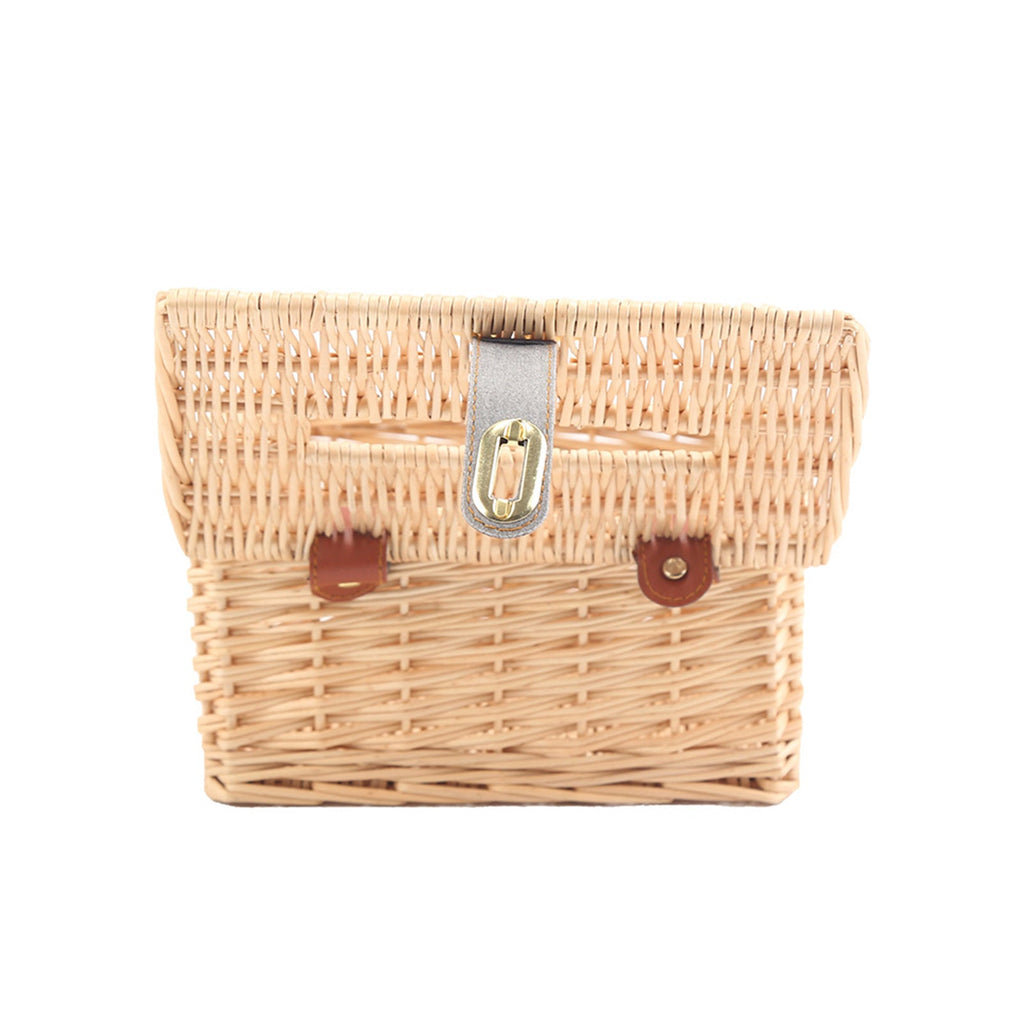Basket with Practical Folding Mechanism and Leather Details | Thrascher