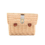 Basket with Practical Folding Mechanism and Leather Details | Thrascher