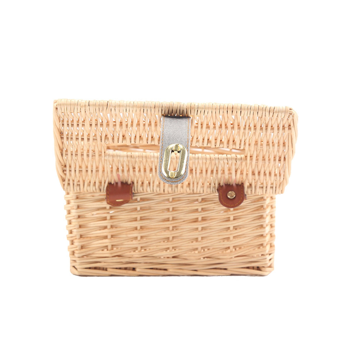 Basket with Practical Folding Mechanism and Leather Details | Thrascher