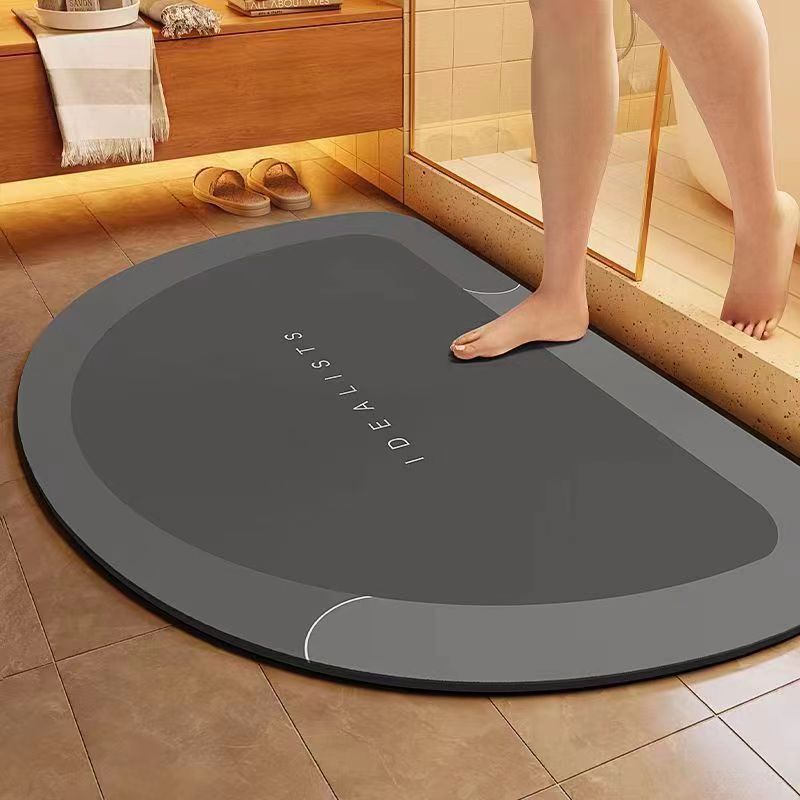 Bath Mat Cyan Gray | Thrascher