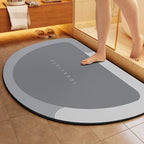 Bath Mat Cyan Gray | Thrascher