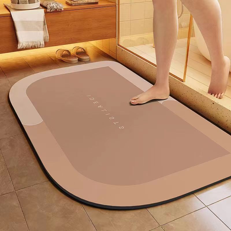 Bath Mat Cyan Gray | Thrascher