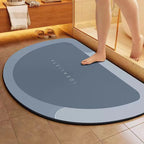 Bath Mat Cyan Gray | Thrascher