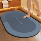 Bath Mat Cyan Gray | Thrascher