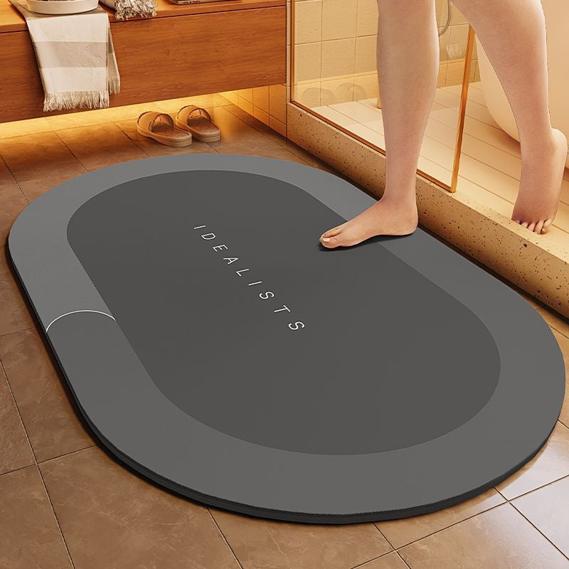Bath Mat Cyan Gray | Thrascher