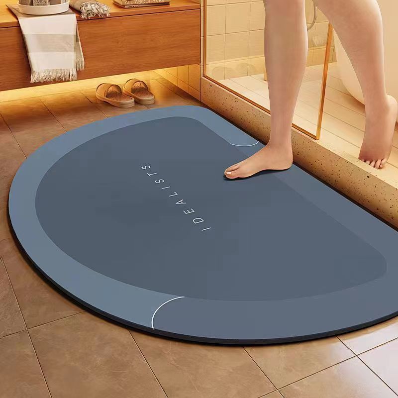 Bath Mat Cyan Gray | Thrascher